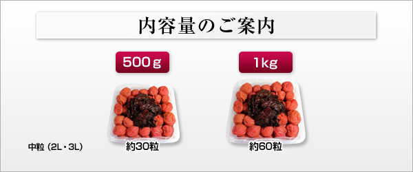 梅干しサイズ比較